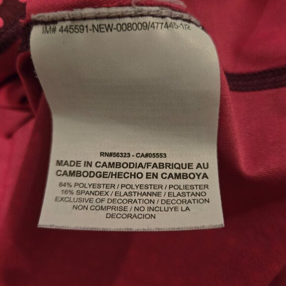 Nike Pro Pink Snow Dot Racerback Tank Top L - Picture 2 of 5